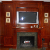 cherry family room wood