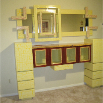 Mirror and Credenza